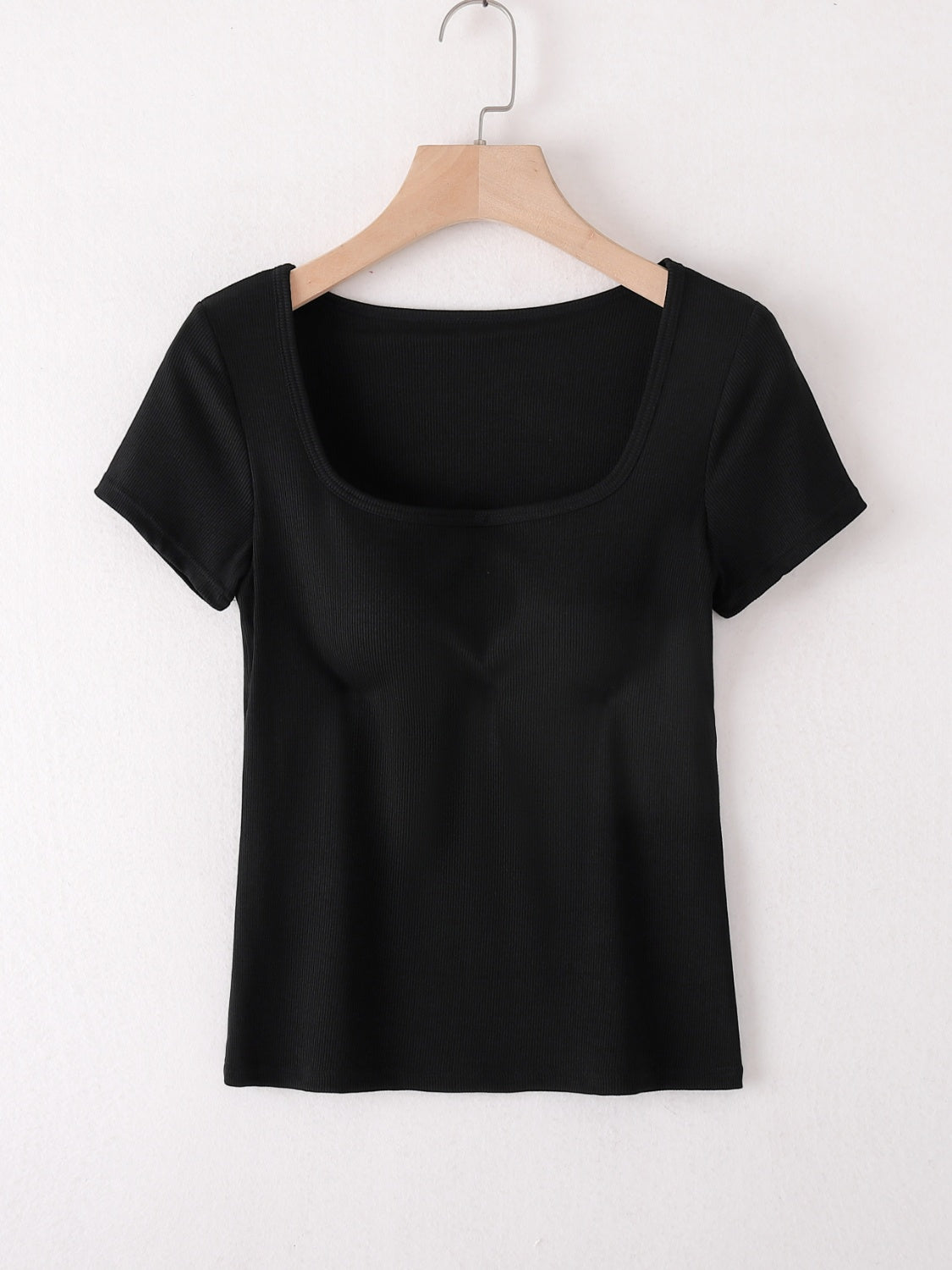 Padded Square Neck Short Sleeve