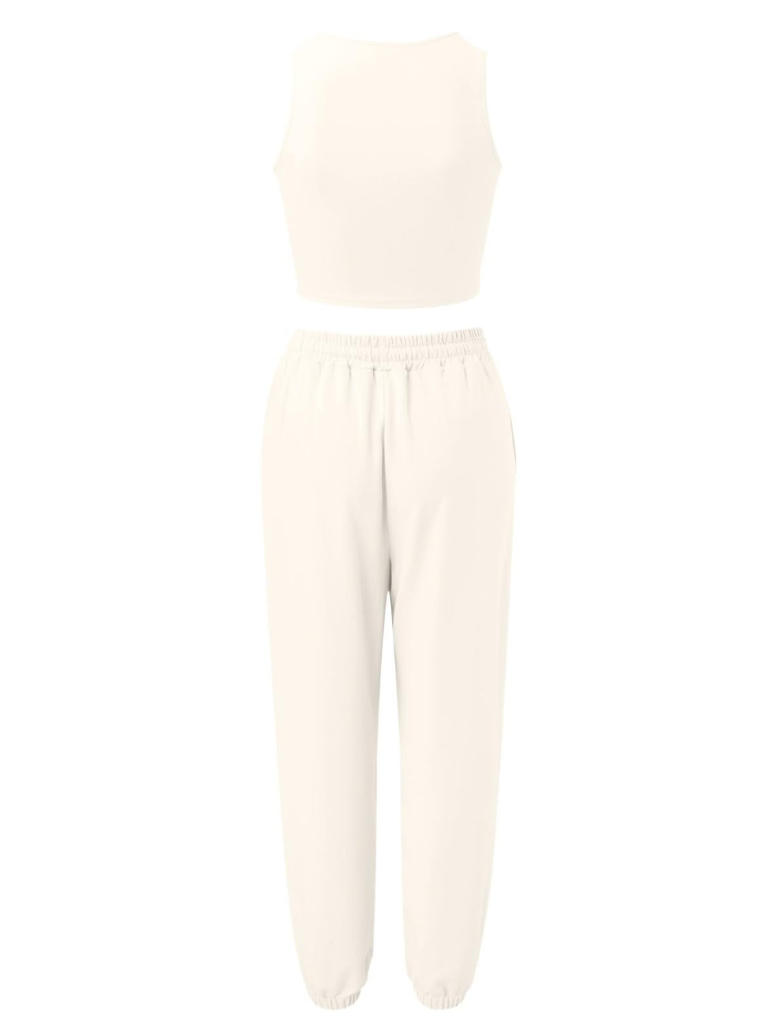 Activewear Top and Drawstring Joggers Set