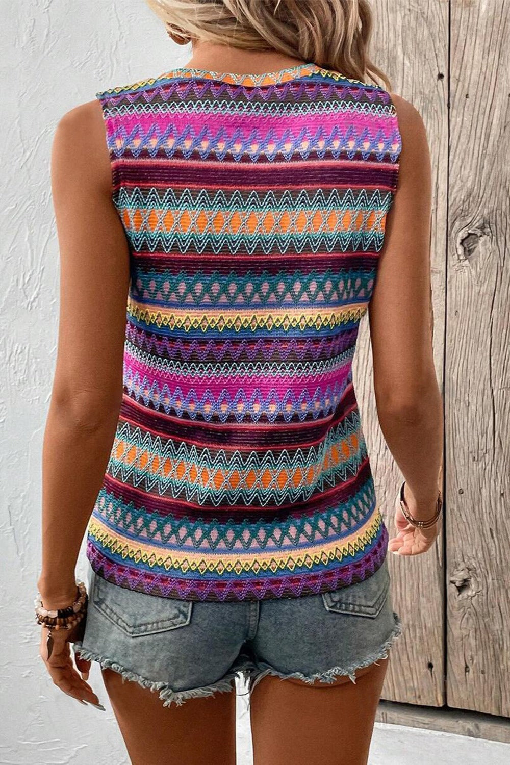 BOHO Stiching Top