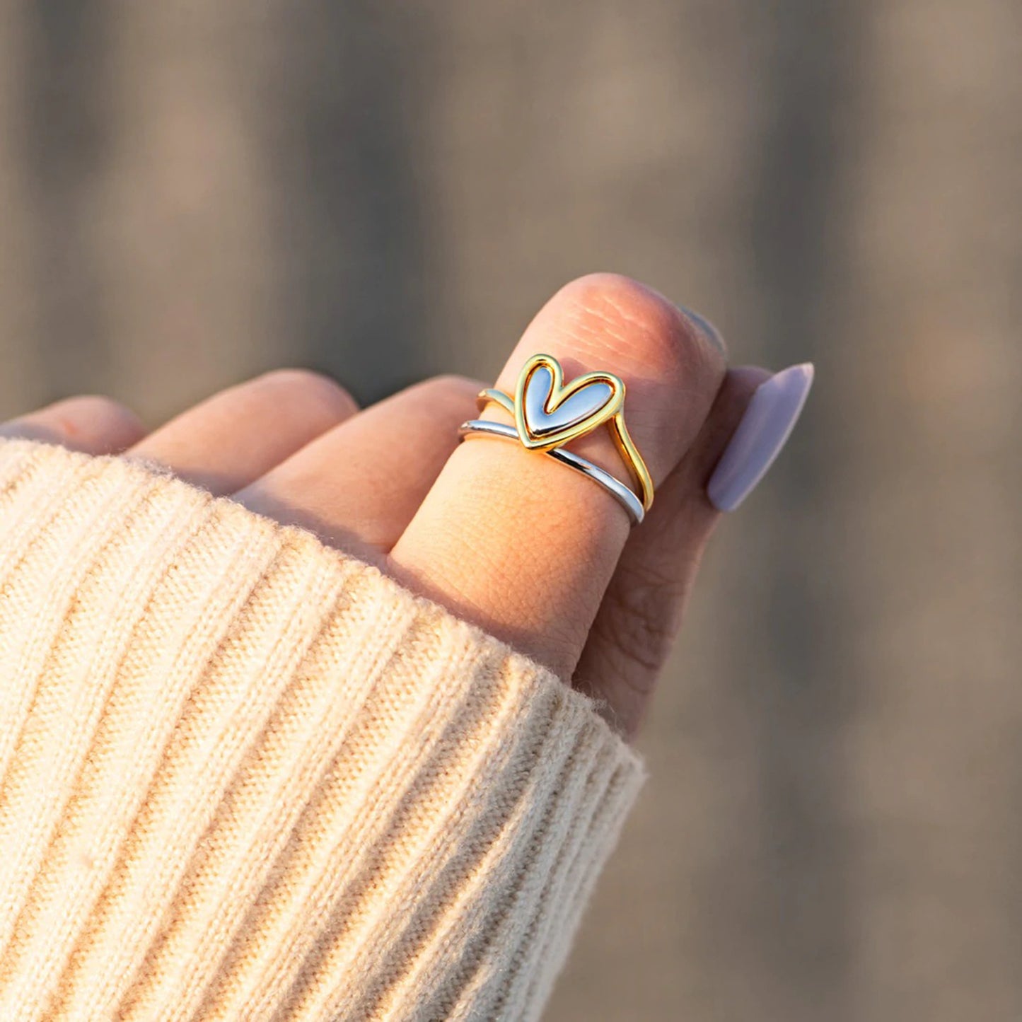 Mixed Metal Self-love Ring