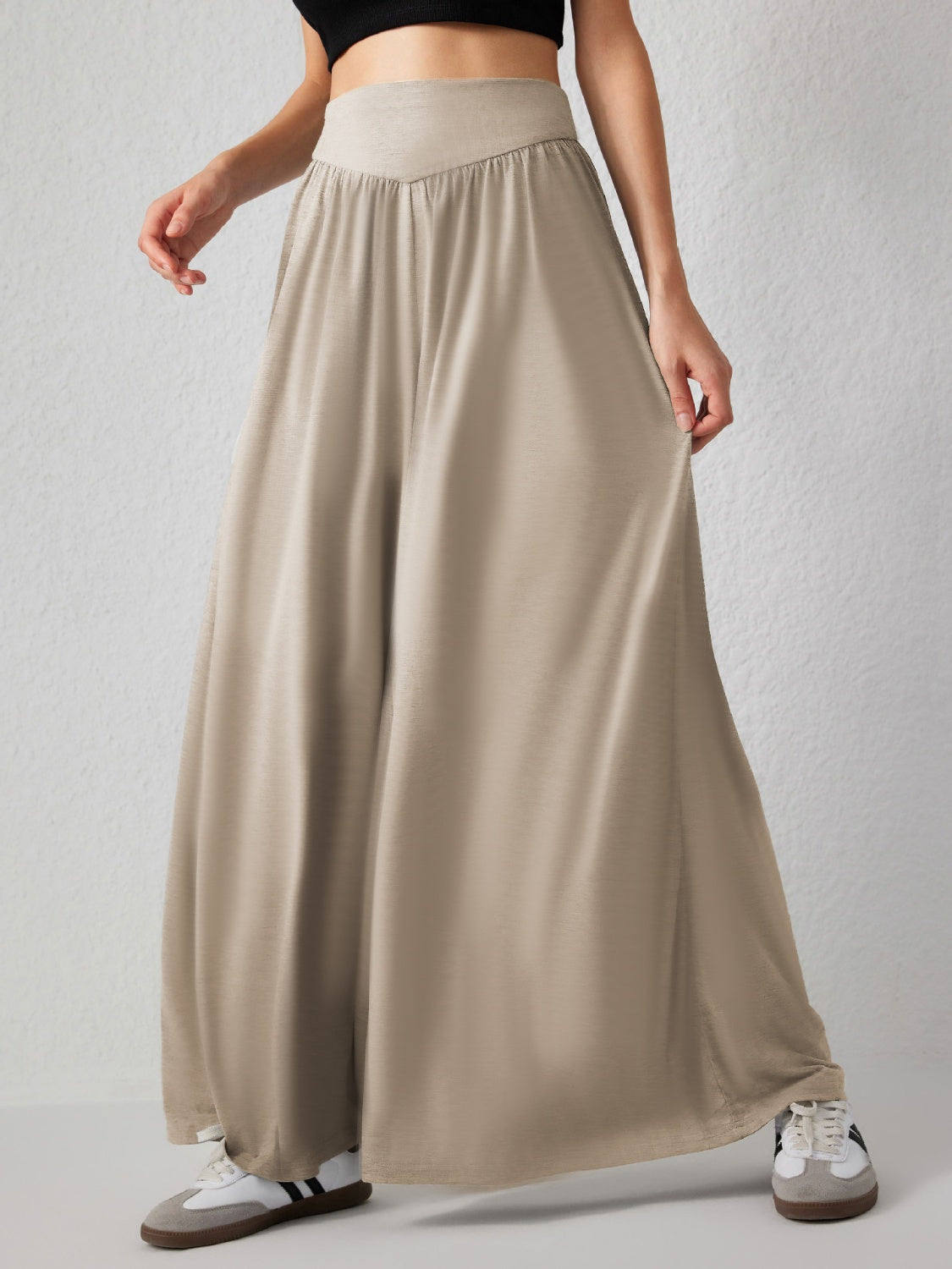 Wide Leg Parachute Pants