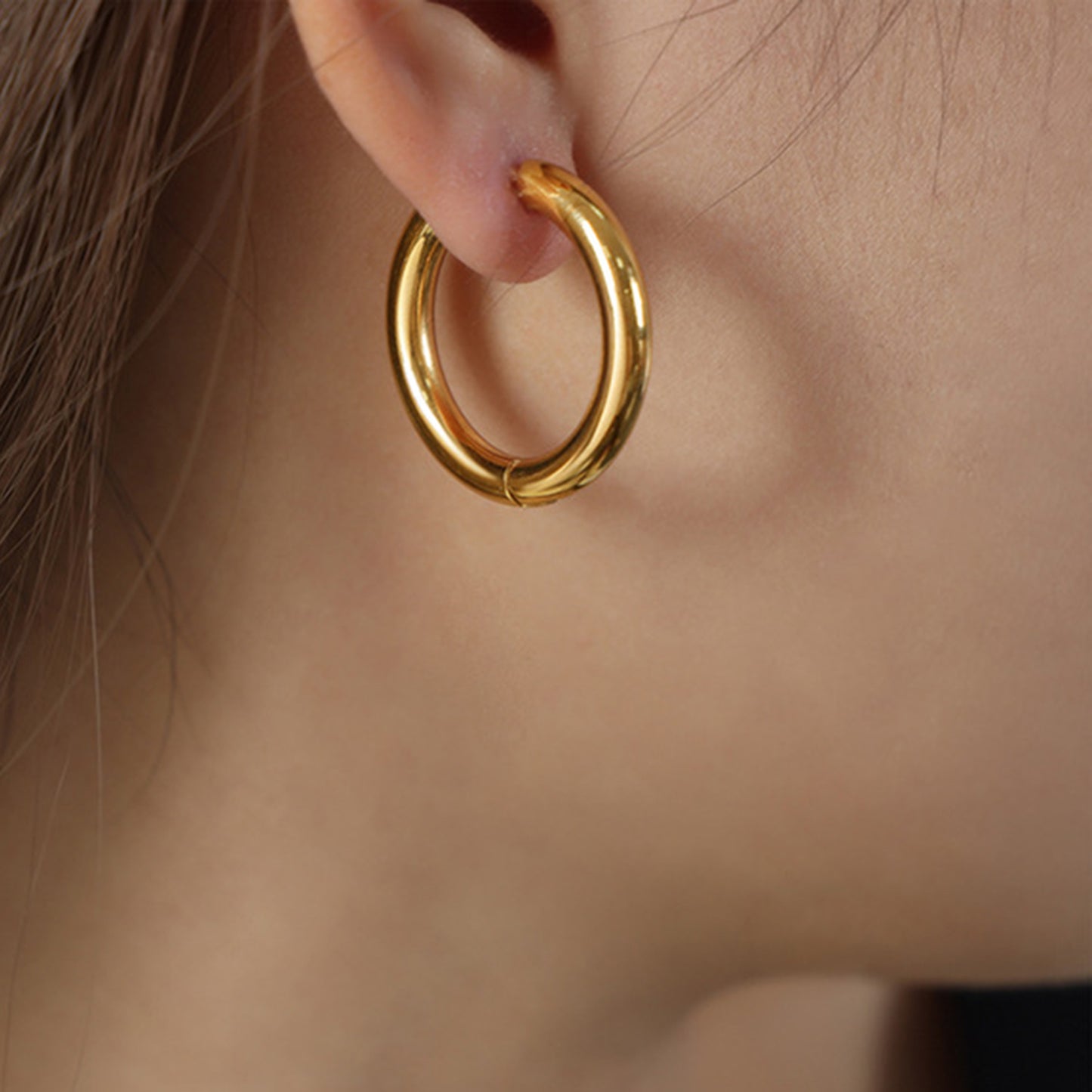 Simple Everyday Hoop Earrings