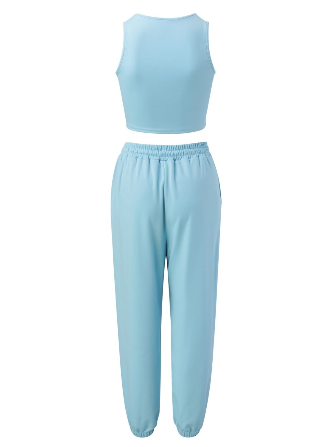 Activewear Top and Drawstring Joggers Set