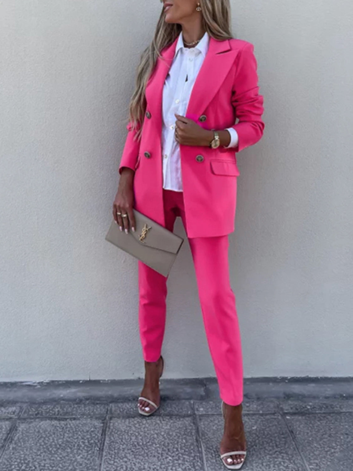 Boss Up Long Sleeve Blazer and Pantsuit