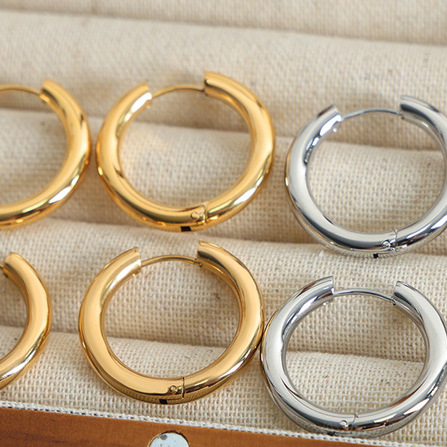 Simple Everyday Hoop Earrings