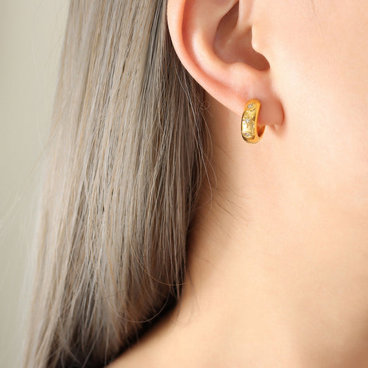 Star Struck Mini Hoop Earrings