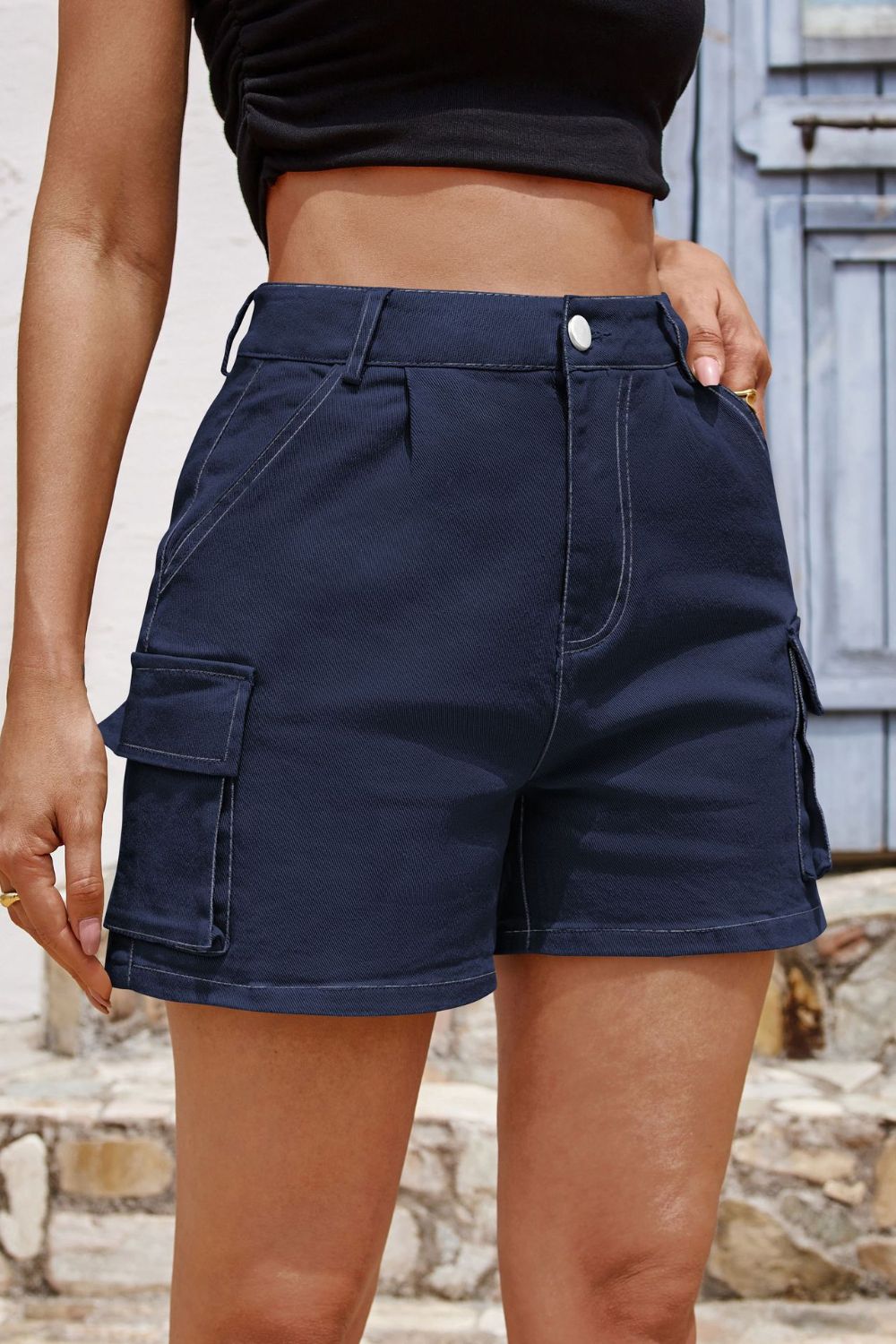 Retro High Waisted Shorts