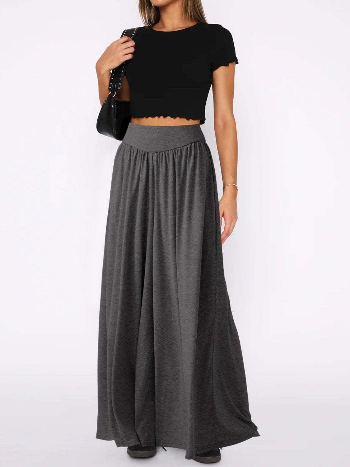 Wide Leg Parachute Pants