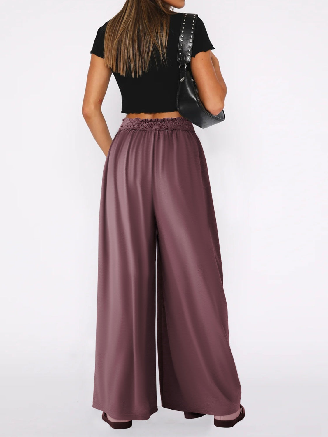 Wide Leg Parachute Pants