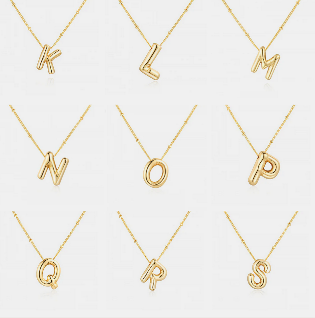 That's My Name Initial Necklace K-S