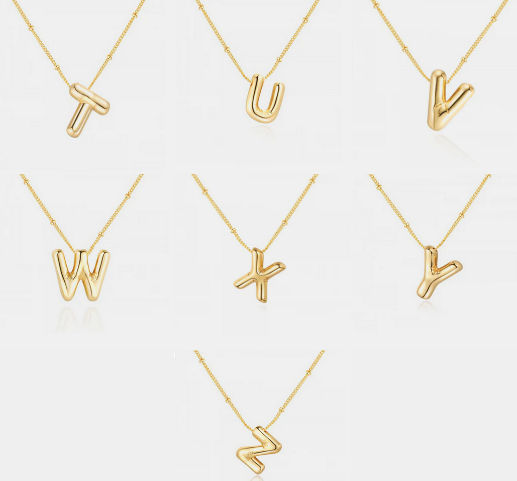 That's My Name Initial Necklace T-Z