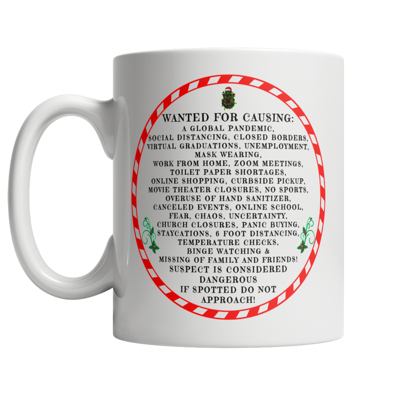 Santa's Most Wanted! - Commemorative Christmas Mug